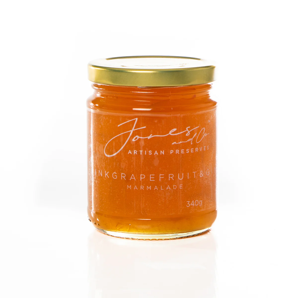 Jones & Co Pink Grapefruit & Gin Marmalade 340g