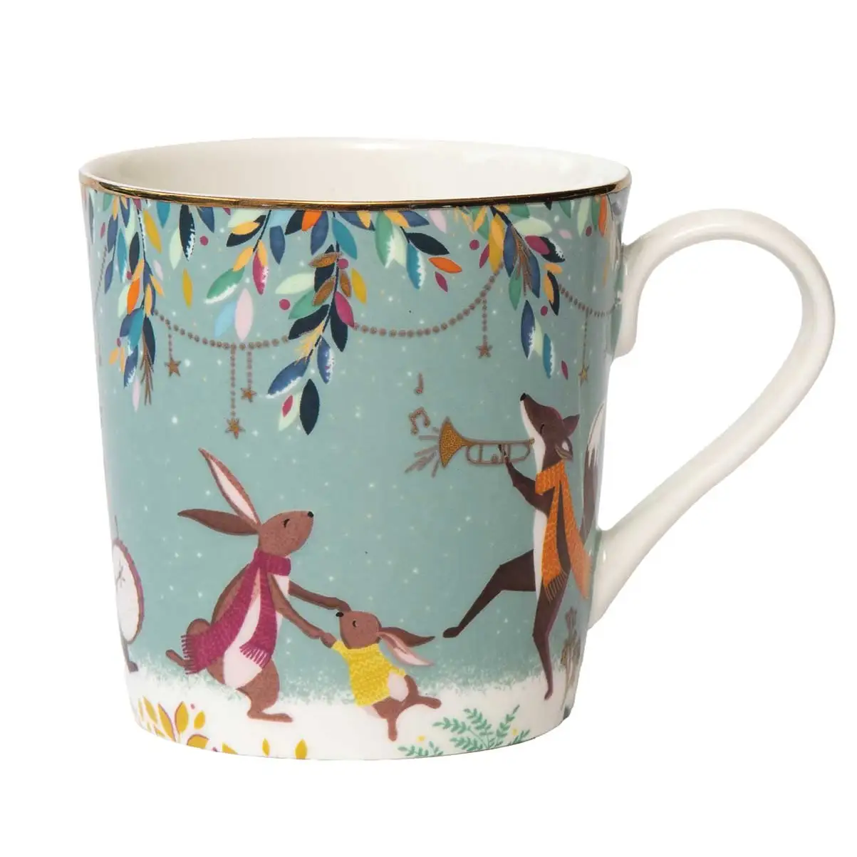 Sara Miller Woodland Tales Mug Merry Band