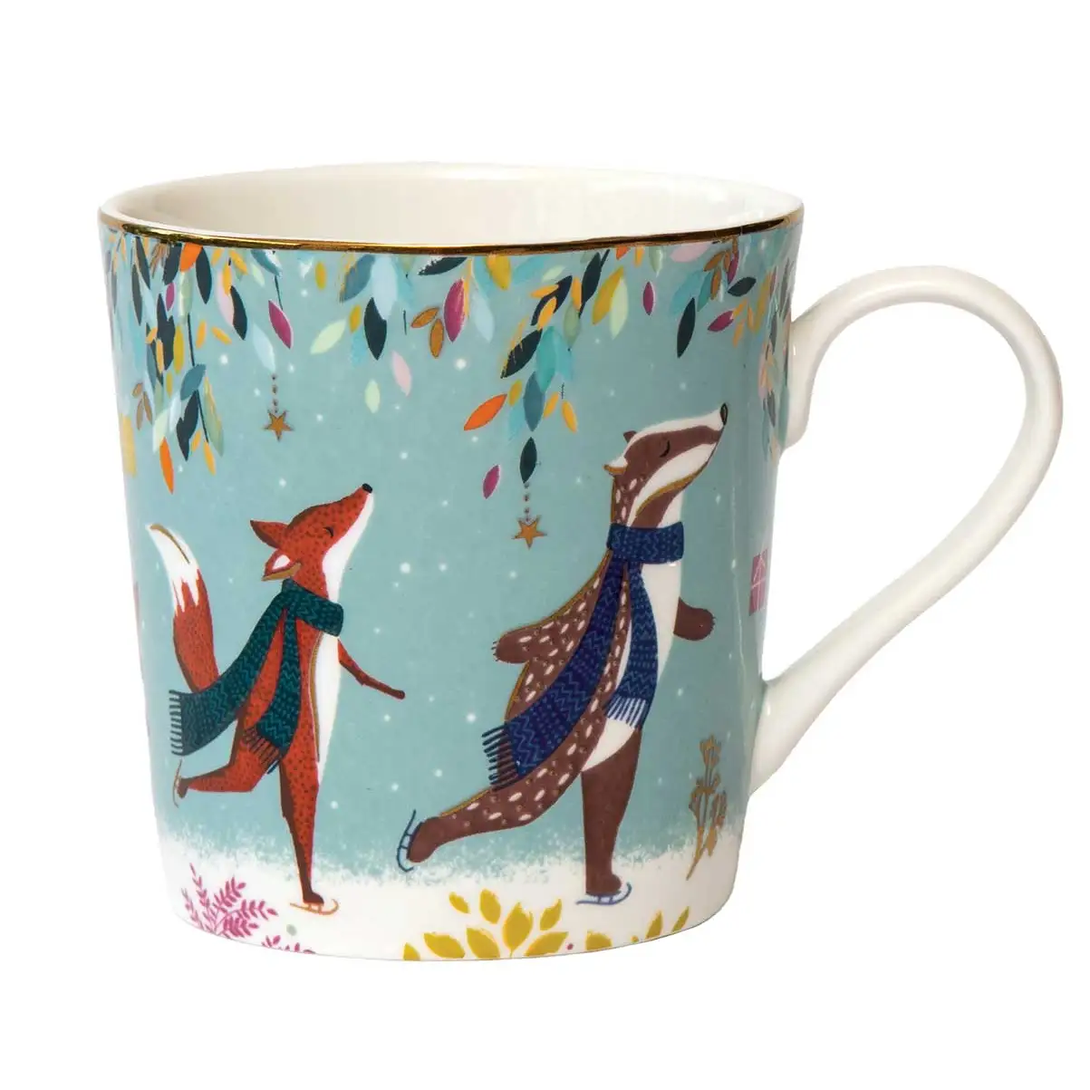 Sara Miller Woodland Tales Mug Skaters