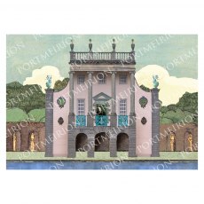 Clough Williams-Ellis Yr Orchestraf / The Gloriette 1964 Mounted Print A3