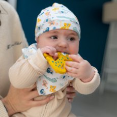 Ziggle Baby Bandana Dribble Bib - Savanna Animals