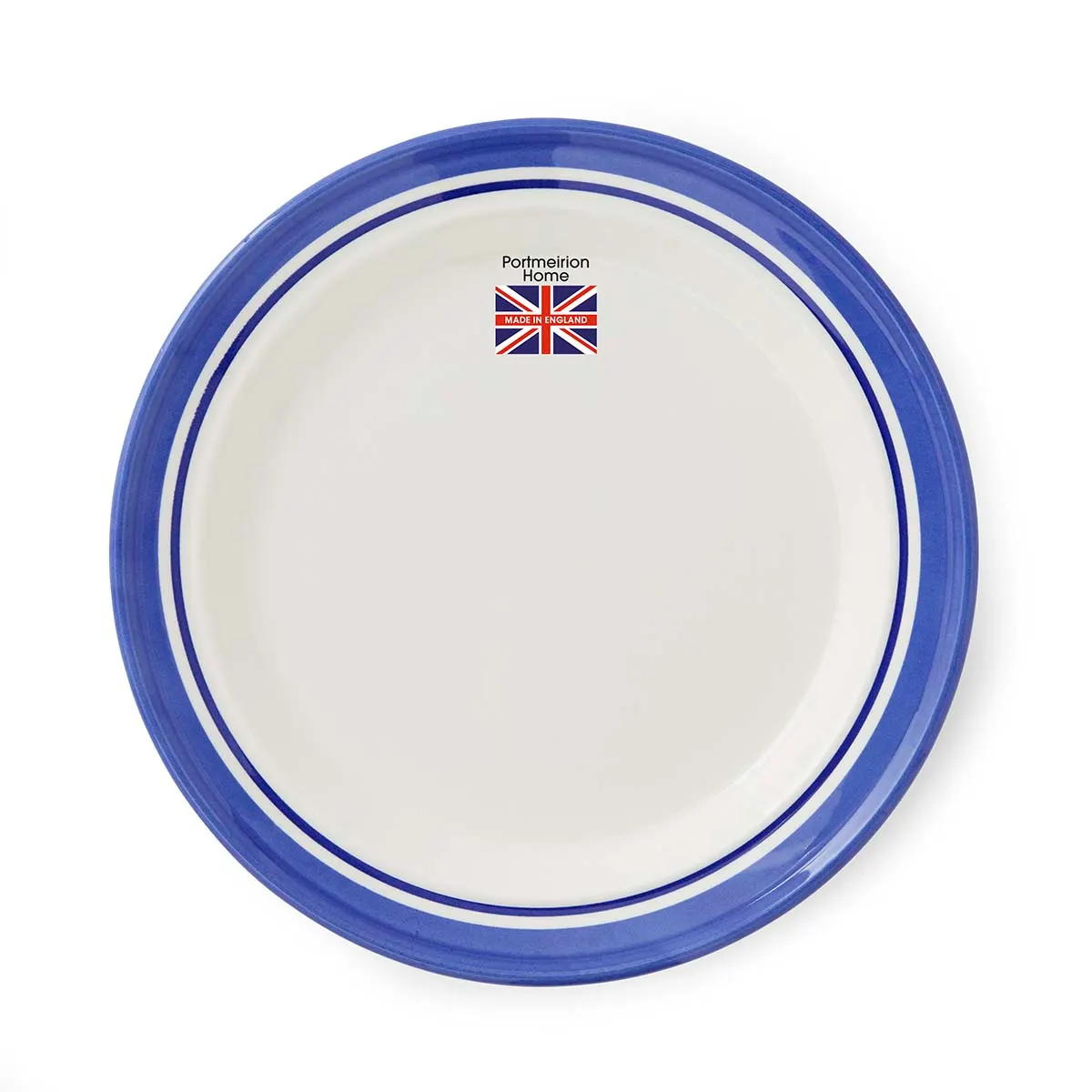 Portmeirion Home Potter's Stripe 10 Inch Plate Blue