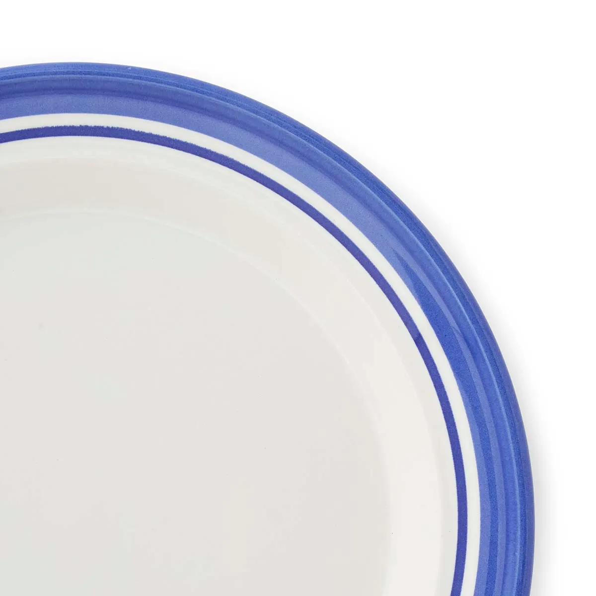 Portmeirion Home Potter's Stripe 8 Inch Side Plate Blue