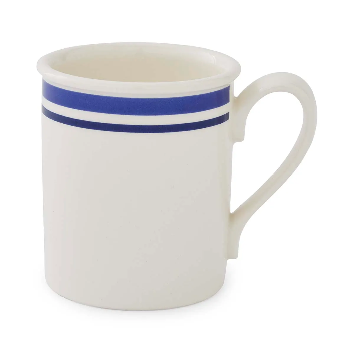 Portmeirion Home Potter's Stripe Breakfast Mug Blue