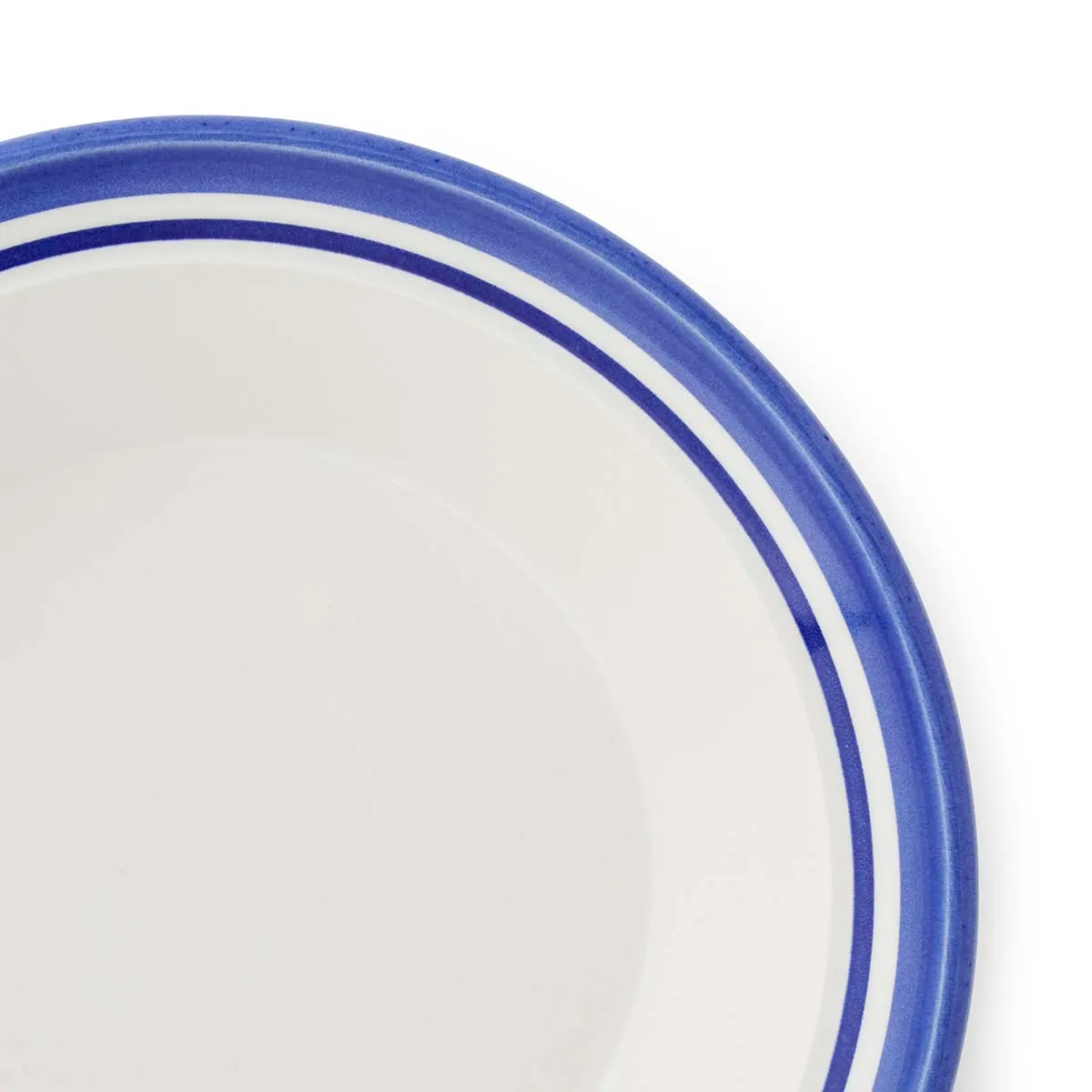 Portmeirion Home Potter's Stripe Soup Plate Blue