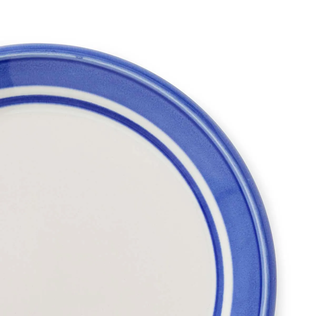 Portmeirion Home Potter's Stripe Bread Plate Blue
