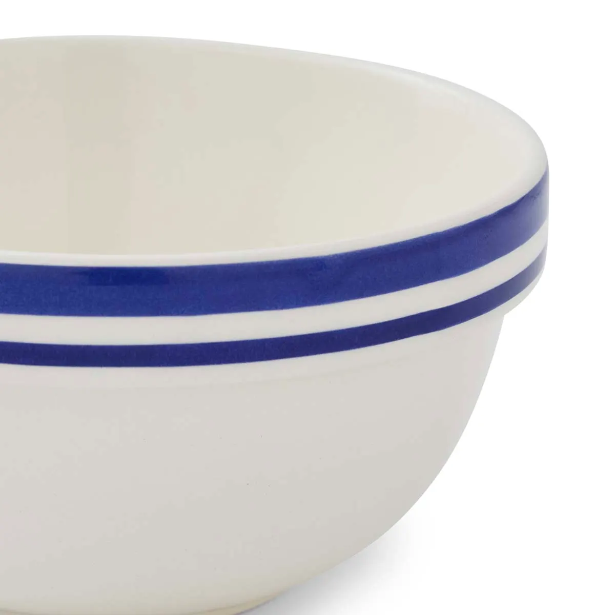 Portmeirion Home Potter's Stripe 5 Inch Stacking Bowl Blue