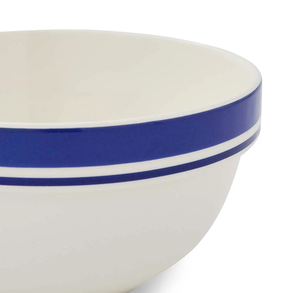 Portmeirion Home Potter's Stripe 7 Inch Stacking Bowl Blue