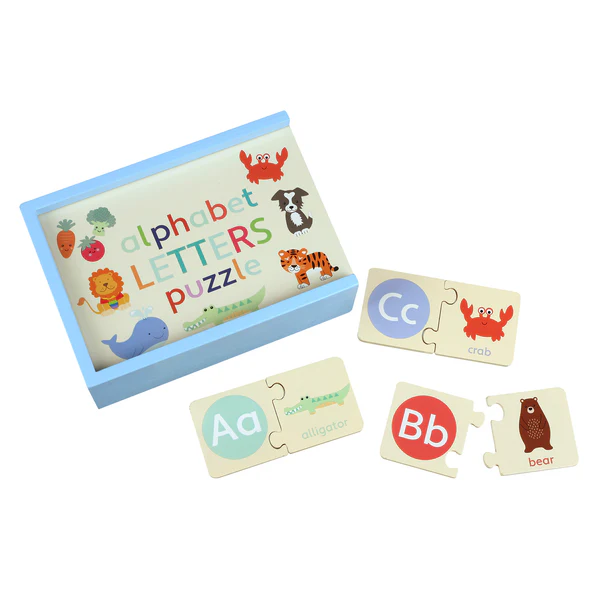 Orange Tree Toys Animal Alphabet Puzzle In A Box