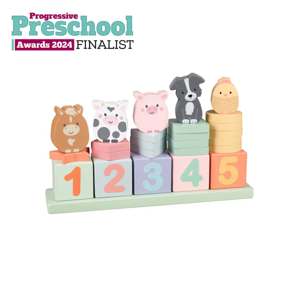 Orange Tree Toys Farmyard Animal Counting Game