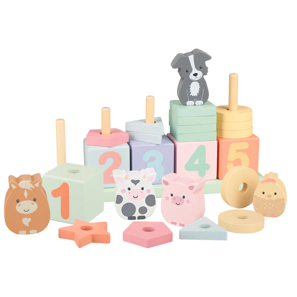 Orange Tree Toys Farmyard Animal Counting Game