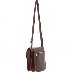 Ashwood Leather Medium Crossbody Brown V81
