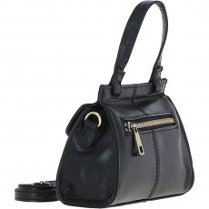Ashwood Leather Small Grab Bag Black V82