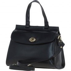Ashwood Leather Medium Grab Bag Black V83