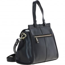 Ashwood Leather Medium Grab Bag Black V83