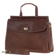 Ashwood Leather Large Grab Bag Brown V84