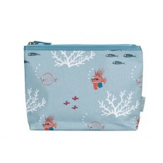 Oilcloth Wash Bag What A Catch