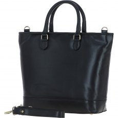 Ashwood Leather Large Shopper Bag Black V87