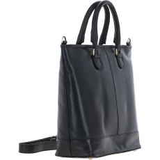 Ashwood Leather Large Shopper Bag Black V87