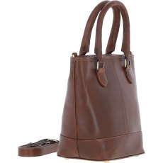 Ashwood Leather Small Bucket Bag Brown V86B