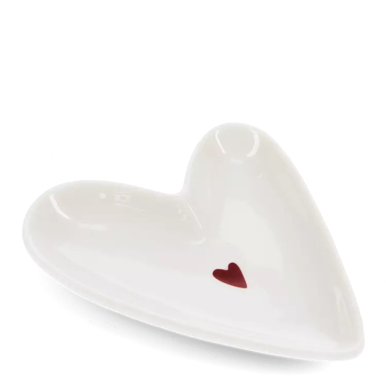 Rex London Glossy Ceramic Trinket Dish - Heart
