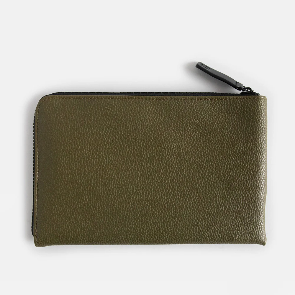 Caroline Gardner Green Travel Wallet