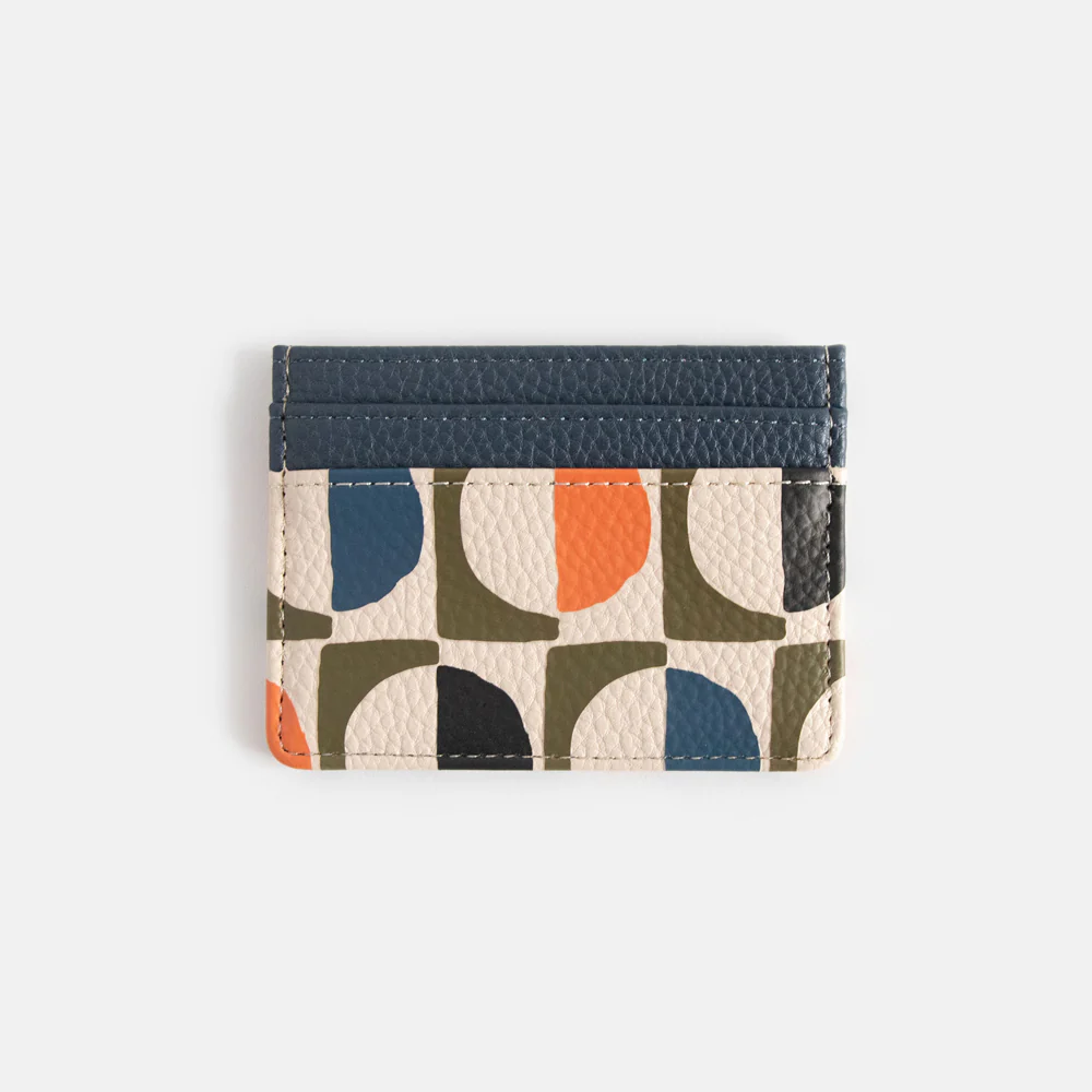 Caroline Gardner Geo Circles Card Holder Wallet