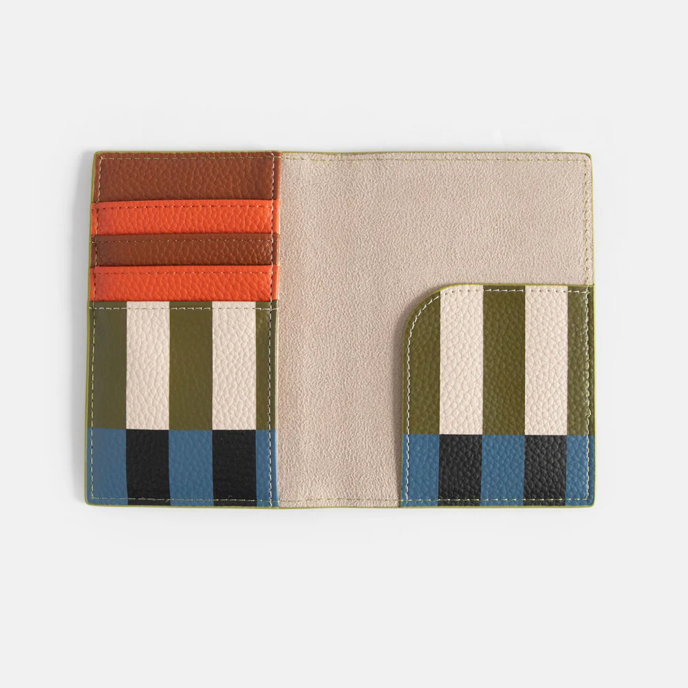 Caroline Gardner Moss Green Passport Holder