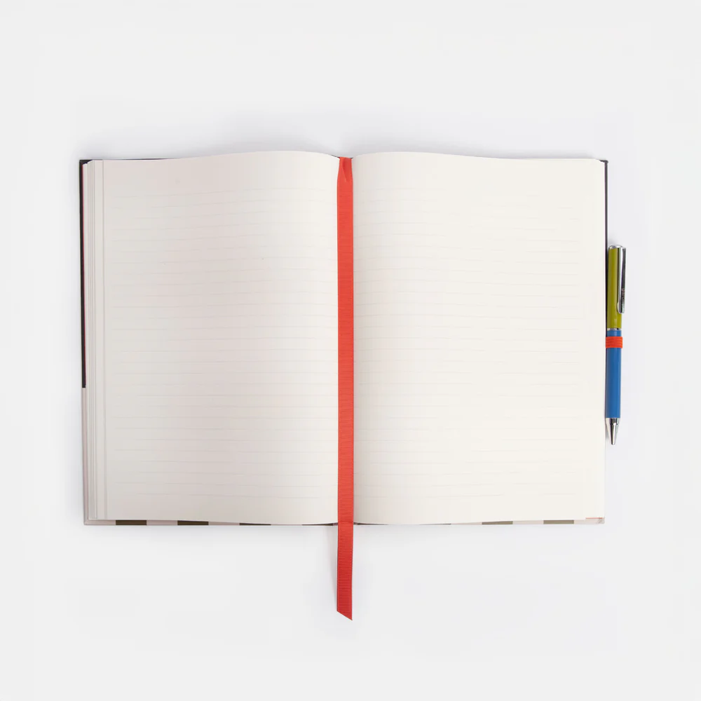 Caroline Gardner Block Stripe Casebound Notebook & Pen Set