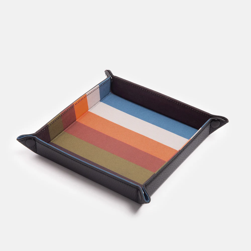 Caroline Gardner Multi Stripe Key Tray