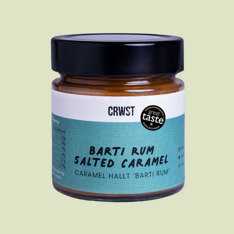 Crwst Barti Rum Salted Caramel 210g
