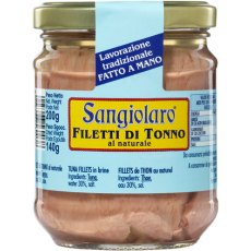 Sangiolaro White Tuna Fillets in Brine 200g