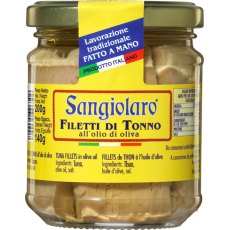 Sangiolaro White Tuna Fillets in Olive Oil 200g
