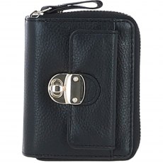 Ashwood Leather Chic Coin Purse - Black Y-50