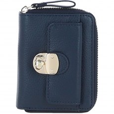 Ashwood Leather Chic Coin Purse - Navy Y-50