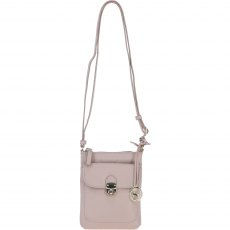 Ashwood Leather Twist Lock Crossbody Bag - Beige Y-51