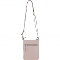 Ashwood Leather Twist Lock Crossbody Bag - Beige Y-51
