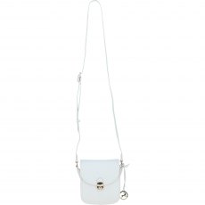 Ashwood Leather Crossbody Bag with Twist Lock - White Y-52