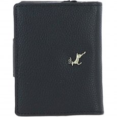 Ashwood Leather Twist Lock Purse - Black Y-60 Ashwood Leather Twist Lock Purse - Black Y-60