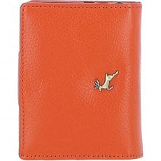 Ashwood Leather Twist Lock Purse - Orange Y-60 Ashwood Leather Twist Lock Purse - Orange Y-60