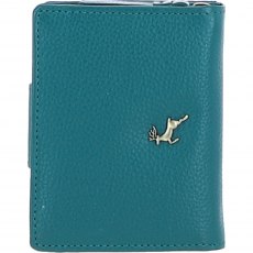 Ashwood Leather Twist Lock Purse - Turquoise Y-60