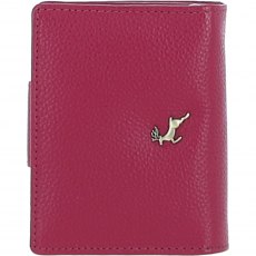 Ashwood Leather Twist Lock Purse - Raspberry Y-60