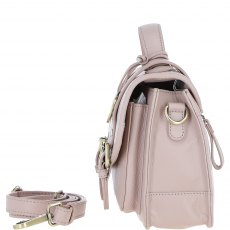 Ashwood Leather Twist Lock Large Satchel - Beige Y-63