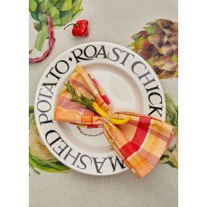 Emma Bridgewater Black Toast Roast Chicken Large Dinner Plate 10.5 Inch