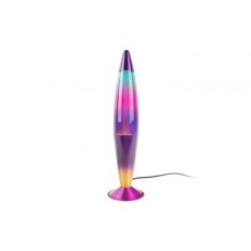 Leitmotiv Table Lamp Rainbow Rocket Lava Lamp - Purple Multicolour