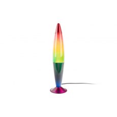 Leitmotiv Table Lamp Rainbow Rocket Lava Lamp - Green Multicolour