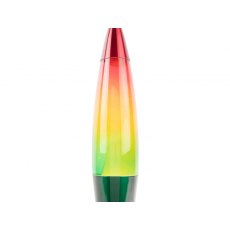Leitmotiv Table Lamp Rainbow Rocket Lava Lamp - Green Multicolour