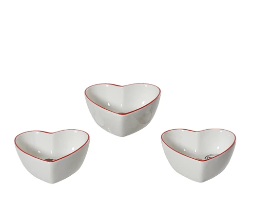 Christmas Heart Shaped Dish - Assorted Designs