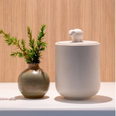 Herdy Ceramic Candle with Lid