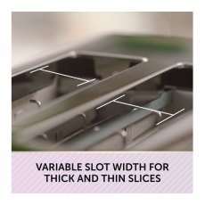Breville Obliq 4 Slice Toaster - Lilac & Gold